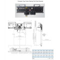 European Type Selcom AC Center Opening Two Panel Sliding Door Operator Manufacturer